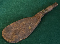 Revolutionary War leather shot bag, as in  books and museums