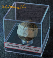 Revolutionary War Artillery Grapeshot, recovered at Ogdensburg, NY (SOLD)