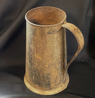 18th century Iron Tavern tankard, ca. 1710 – 1755, as in books and museums (SOLD)