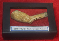 Revolutionary War soldier’s pipe, recovered at Fort Ticonderoga, New York (SOLD)