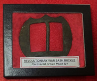 Revolutionary War Large Sword Sling Buckle, recovered at Crown Point, NY (SOLD)