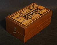 Civil War soldier's traveling folding Cribbage Board, as in book
