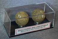 Revolutionary War artillery canister balls, recovered at Ft. Ticonderoga, New York