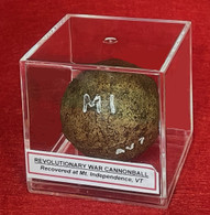 Revolutionary War small cannonball, found at Mount Independence, VT (SOLD)