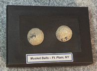 Two Revolutionary War musket balls recovered at Fort Plain, NY (ON HOLD,N)