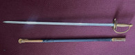 Civil War Ames marked NCO sword with leather scabbard, dated 1864
