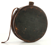 RARE - War of 1812 “Cheesebox” style canteen, marked with maker “E. BURR” and initials