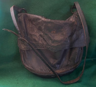 Civil War Officers Leather Haversack, complete with full strap