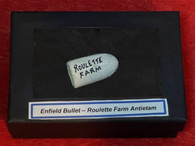 Enfield bullet found at Antietam, at the Roulette Farm