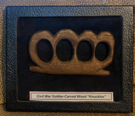 Civil War hand-carved wooden “Knuckles”, as in book