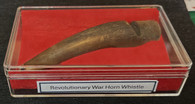 Revolutionary War Horn Whistle, as in books and museums (SOLD)