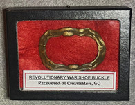 Revolutionary War soldier’s Brass Shoe Buckle, recovered in Charleston, SC