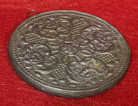 Civil War soldier’s zinc Pocket Mirror, as in books and museums