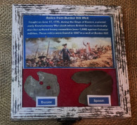 Revolutionary War documented spoon and “buzzer” recovered from Bunker Hill in 1847