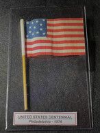 Parade and Souvenir 13-star flag for US Centennial, 1876