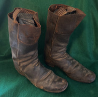 Original pair of Civil War leather boots