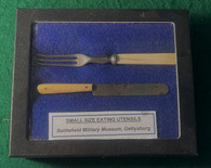 Small size knife and fork from the “Gettysburg Battlefield Museum”