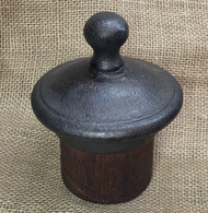 RARE – Civil War “US” Navy marked cannon tompion