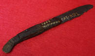Revolutionary War soldier’s pocketknife, dug at Fort Haldimand, NY