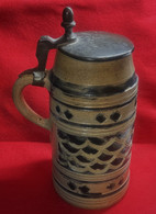 RARE – 18th century Westerwald Stein, circa 1760-1780, King George III era