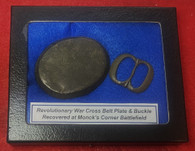 Shoulder Belt Plate and buckle from the Battle of Monck's Corner, SC