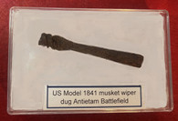Musket Wiper (Worm) gun tool for a Model 1841 musket,  dug Antietam (SOLD)