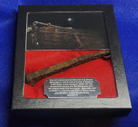 VERY RARE!! Revolutionary War nail/spike from the gunboat “Philadelphia”, well documented with Smithsonian involvement