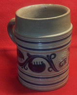 RARE – 18th century Westerwald Mug with the “GR” marking, as in museums & books