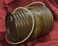 Revolutionary War Rum Rundlet canteen with soldier’s initials