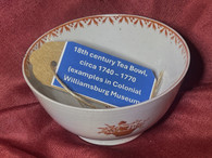 18th century ornate Tea Bowl [cup] circa 1740 - 1770, as in museums and books