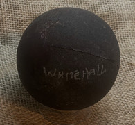 RARE – Revolutionary War cannonball recovered at Whitehall, NY