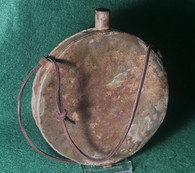RARE – Confederate Tin Canteen, made by a local Southern tinsmith