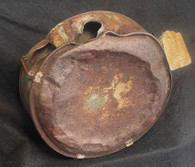 RARE – Large Confederate Camp canteen, struck by artillery at Vicksburg