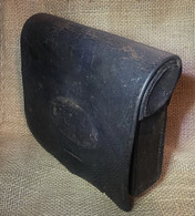 Civil War Union Cartridge box, very early pickup from the Bull Run Battlefield (SOLD)