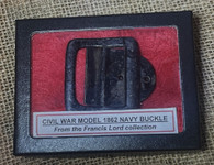 Rare – Model 1862 Enlistedman’s  Navy Waist Buckle, from the F. Lord collection