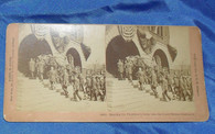 Stereocard, President McKinley's Funeral, Ohio, 1901 (SOLD)