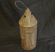 Revolutionary War American Punched Tin Lantern, ca. 1760-1780, as in museums and books