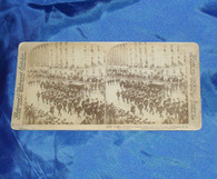 Stereocard - President McKinley's Funeral, 1901