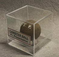 French & Indian War artillery canister ball, recovered at Fort Presentation, NY
