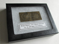 Civil War Soldier's Brass Stencil, 29th NYVI (SOLD)