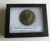 Confederate Heart Cavalry/Officer's Rosette (SOLD)