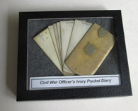 Civil War Officer's Ivory Pocket Diary (SOLD)