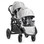 Baby Jogger City Select Double Stroller 2014 in Silver/Black Frame