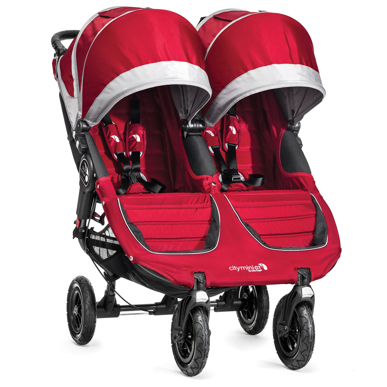Baby Jogger City Mini Gt Double Stroller 2017 In Crimson Gray Ships Now City Select Strollers