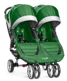 City Mini Double Stroller by Baby Jogger 2017 in Evergreen/Grey- SHIPS NOW
