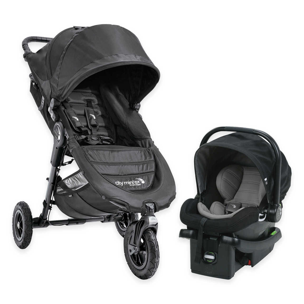 Baby Jogger 2017 City Mini Gt Travel System In Black Stroller