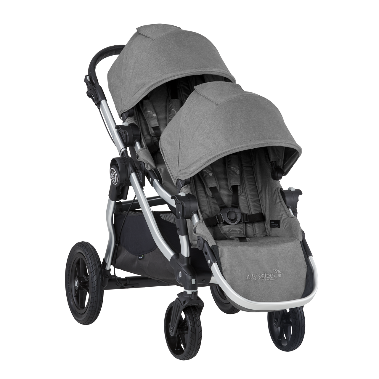 2019 Baby Jogger City Select Double Stroller Slate Grey