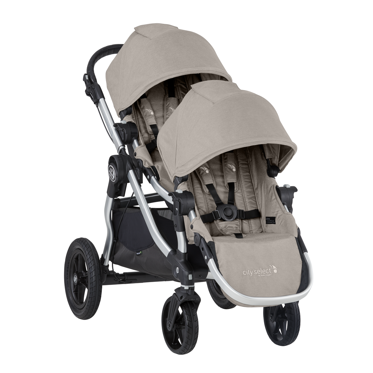 2019 Baby Jogger City Select Double Stroller Paloma Beige