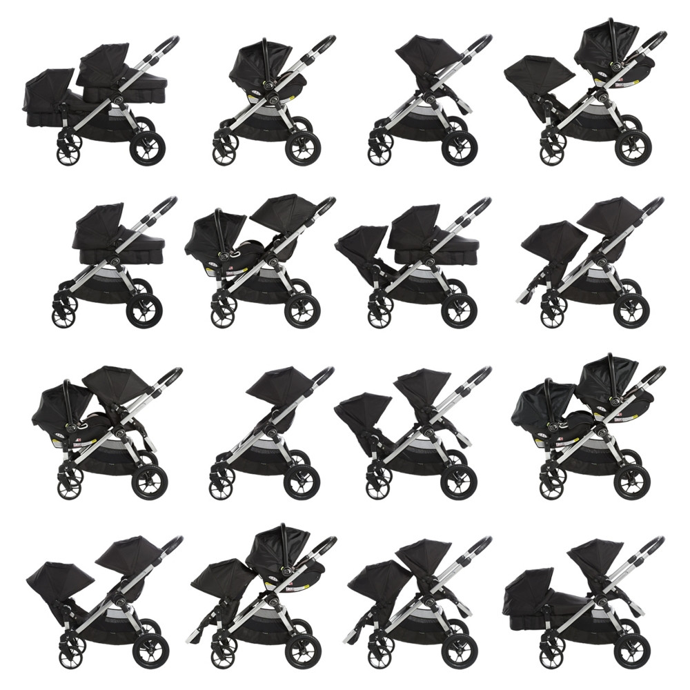 2019 Baby Jogger City Select Double Stroller Carbon