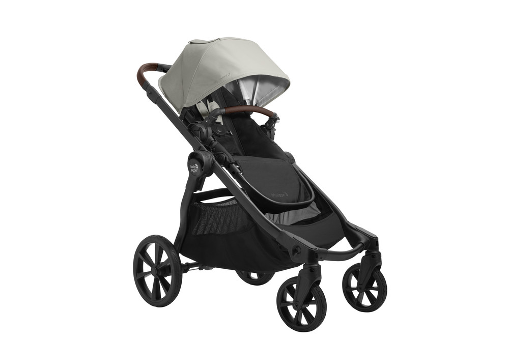 Stat Konvertere gåde 2022 Baby Jogger City Select 2 Eco Collection Single Stroller (Belly Bar  Included) - Frosted Ivory - Ships Now! - City Select Strollers